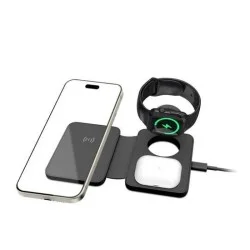 Xpower Wlm9 3 In 1 Magnetic Wireless Charging Pad - Black